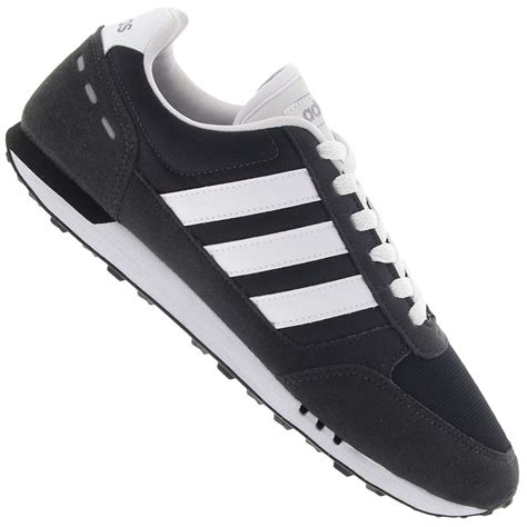 adidas Neo City Racer, Men's Running Shoes, Black 